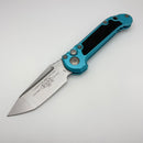 Pre-Owned Microtech Knives LUDT Gen III Stonewash Tanto w/ Turquoise Handle 1136-10TQ