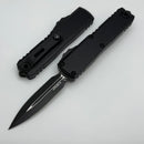 Factory Blem Microtech UTX-85 Gen IV w/ Black Handle & Black D/E M390MK 12324-1T
