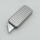 Rivery Manufacturing Zero Grenade Worn Gray Pattern Aluminum w/ Changeable Razor Blade