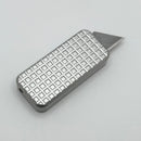 Rivery Manufacturing Zero Grenade Worn Gray Pattern Aluminum w/ Changeable Razor Blade