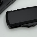 Factory Blem Microtech UTX-85 Gen IV w/ Black Handle & Black D/E M390MK 12324-1T