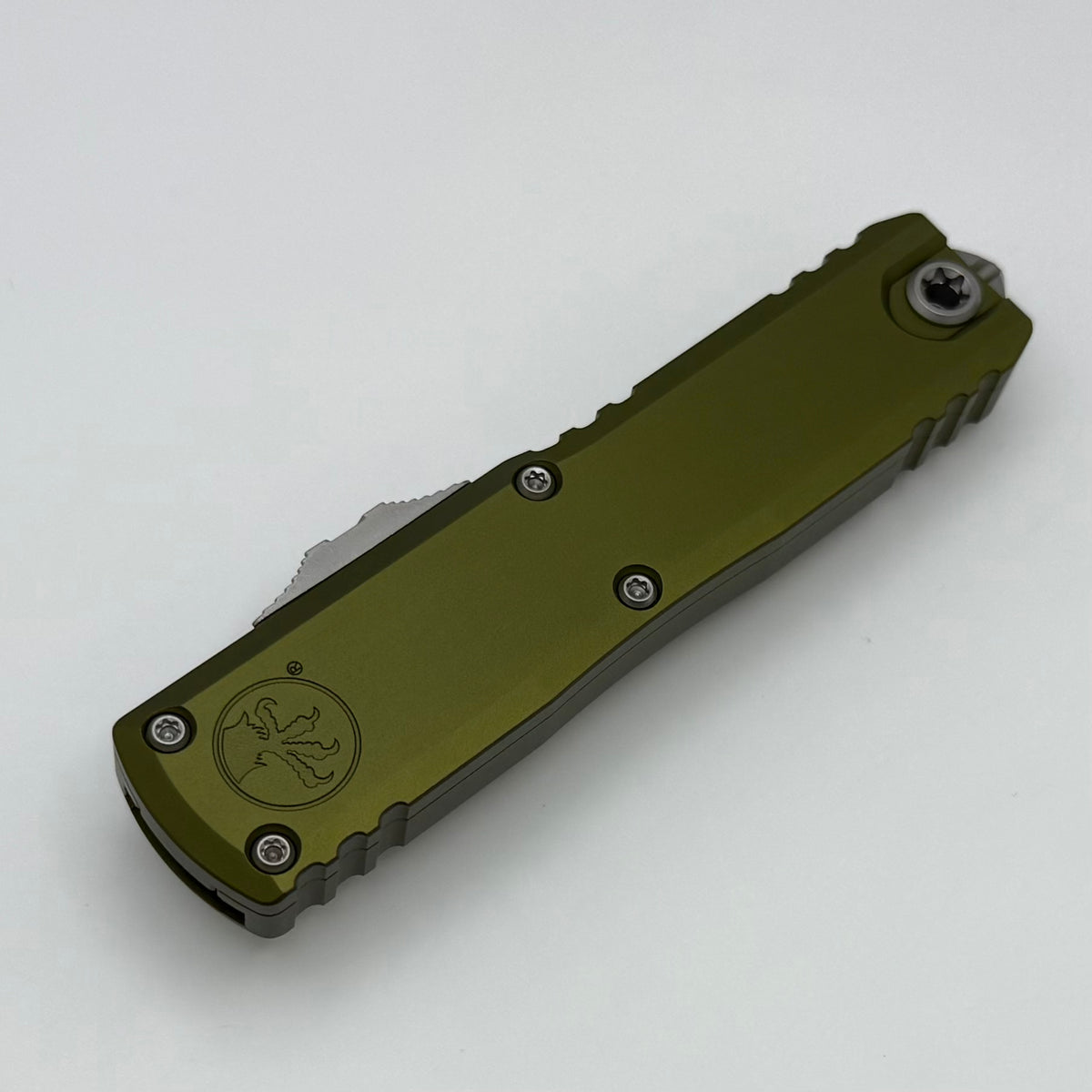 Microtech UTX-85 Gen IV w/ OD Green Handle & Stonewash S/E M390MK 1231