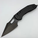 Pre-Owned Microtech Knives Manual Stitch RAM LOK Fluted Carbon Fiber DLC Standard Signature Series 169RL-1DLCTFLCFS