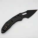 Pre-Owned Microtech Knives Manual Stitch RAM LOK Fluted Carbon Fiber DLC Standard Signature Series 169RL-1DLCTFLCFS