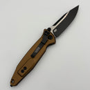 Factory Blem Microtech Socom Elite Single Edge Manual Tan Standard 160-1TA