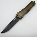 Pre-Owned Microtech Combat Troodon Fluted Ultem Top/Button w/ DLC Single Edge 143-1DLCTULS
