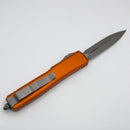 Pre Owned Microtech Ultratech Double Edge Apocalyptic Standard & Orange 122-10APOR