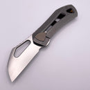 Custom Knife Factory OK Chisel M398 and Titanium/Timascus Pre Owned