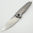 Custom Knife Factory Tasca Crystal Titanium Handles & M398