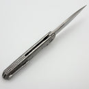 Custom Knife Factory Tasca Crystal Titanium Handles & M398