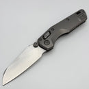 Pre Owned Marfione Custom MSI RAM LOK Mini Double Vapor Blast Titanium Handles w/ Double Vapor Accents & Two Tone Stonewash M390MK