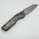 Pre Owned Marfione Custom MSI RAM LOK Mini Double Vapor Blast Titanium Handles w/ Double Vapor Accents & Two Tone Stonewash M390MK