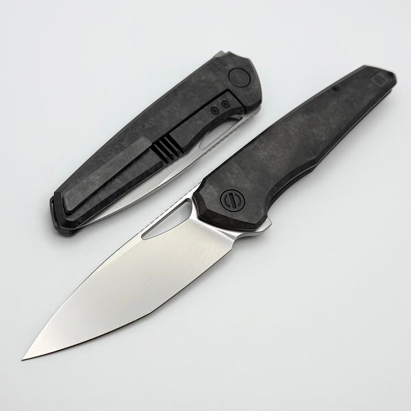 ICS FACTORY　Noir ＃01 CS custom shop Custom Knife Factory Tasca Black Crystal Titanium Handles & M398