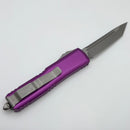 Pre Owned Microtech UTX-85 Tanto Apocalyptic Standard & Violet 233-10APVI