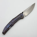 Custom Knife Factory TNT Colored Crystal Titanium Handles & M398