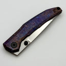 Custom Knife Factory TNT Colored Crystal Titanium Handles & M398