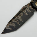 Blem Microtech Marfione Select LUDT Gen III w/ Carbon Fiber Handle & Baker Forge Coppermai Tanto 1136-16MS1