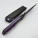 Poikilo Blade Salvator Standard 2 Dark Stonewash w/ Titanium Handles & M398