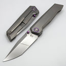 Poikilo Blade Salvator Standard 1 w/ Titanium Handles & Pearlescent Stonewash M398