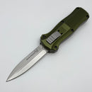 Pre Owned Benchmade Mini Infidel Woodland Green Aluminum & S30V Limited Edition 3350-2302