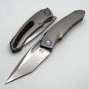 Poikilo Blade Tero Standard 1 w/ Titanium Handles & Pearlescent Stonewash M398