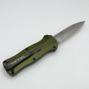 Pre Owned Benchmade Mini Infidel Woodland Green Aluminum & S30V Limited Edition 3350-2302