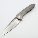 Pre-Owned Munroe Metalworks Draugr Custom Checked Titanium Handle & S90V