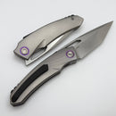 Poikilo Blade Tero Standard 1 w/ Titanium Handles & Pearlescent Stonewash M398