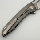 Pre-Owned Munroe Metalworks Draugr Custom Checked Titanium Handle & S90V
