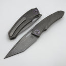 Poikilo Blade Tero Standard 2 Dark Stonewash w/ Titanium Handles & M398