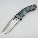Pre Owned Microtech Marfione Select Amphibian RAM LOK Ice Blue Frag Titanium Handles & Stonewash M390MK & Blue Accents 137RL-10FRMS6