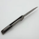 Pre-Owned Munroe Metalworks Draugr Custom Checked Titanium Handle & S90V