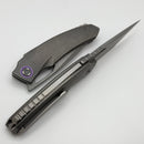Poikilo Blade Tero Standard 2 Dark Stonewash w/ Titanium Handles & M398