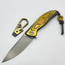 Shirogorov F95 Braces Grey/Yellow Titanium Handles & Vanax37 Special Edition w/ Zaika Tool