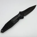 Pre Owned Microtech Socom Elite Shadow Spike Grind Spear Point DLC Deep Engraved Signature Series 160A-1DLCTSSH