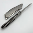 Poikilo Blade Prism Small w/ Titanium Handles & Pearlescent Stonewash M398