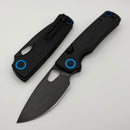 Vosteed Porcupine Black Stonewash 14C28N and Black Micarta Handle A2601