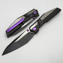 Poikilo Blade Komodo w/ Titanium Handles & Two Tone Dark Stonewash M398