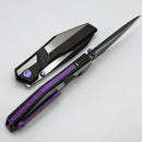 Poikilo Blade Komodo w/ Titanium Handles & Two Tone Dark Stonewash M398