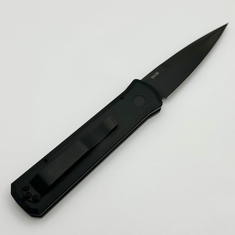 Pro-Tech Godson w/ Black Handle & Black 154-CM Blade 721 SWAT