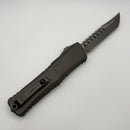 Pre-Owned Microtech Knives Combat Troodon Gen III Apocalyptic Hellhound w/ Natural Clear Handle Signature Series 1219-10APNCS