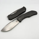 Poikilo Blade Anarcnide Fenrir S2 Dark Stonewash Titanium Handle & Pearlescent M398