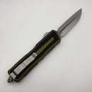 Pre-Owned Microtech Scarab 2 Gen 3 OD Green Handles w/ D/E-S Stonewash M390MK 1180-10OD