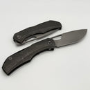 Poikilo Blade Anarcnide Fenrir S2 Dark Stonewash Titanium Handle & Pearlescent M398