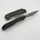 Poikilo Blade Anarcnide Fenrir S2 Dark Stonewash Titanium Handle & Pearlescent M398