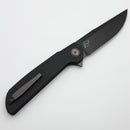 Reate Knives Remedy Fat Carbon Black Glass Handle w/ Belt Satin DLC Elmax
