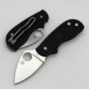 Spyderco Squeak Black Lightweight FRN Handles w/ M398 C154PBK