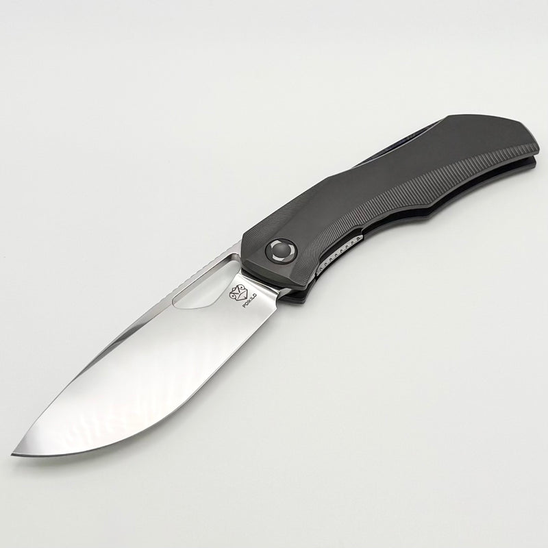 Poikilo Blade Anarcnide Fenrir Midtech DLC Titanium Handle & Mirror St