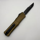 Pre-Owned Microtech Knives Combat Troodon Gen III Black Interceptor w/ OD Green Handle Signature Series 1217-1ODS
