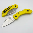 Spyderco Knives Dragonfly 2 Yellow FRN Handles w/ H-2 C28PYL2